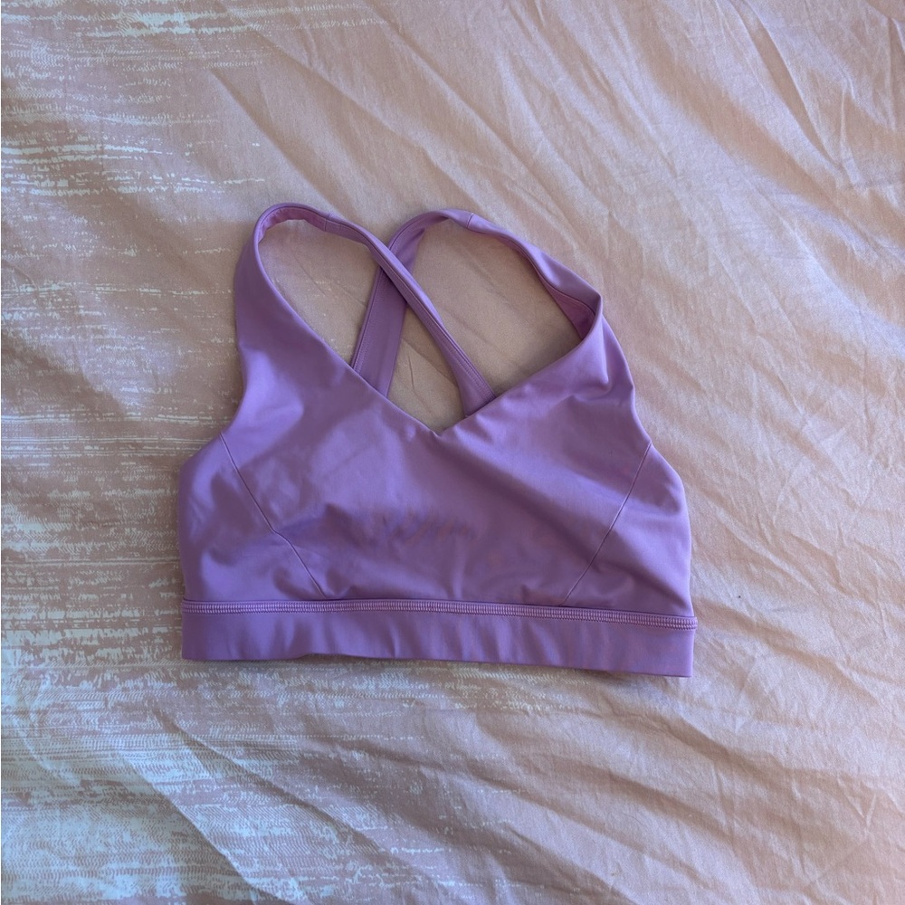 Purple lululemon sports bra